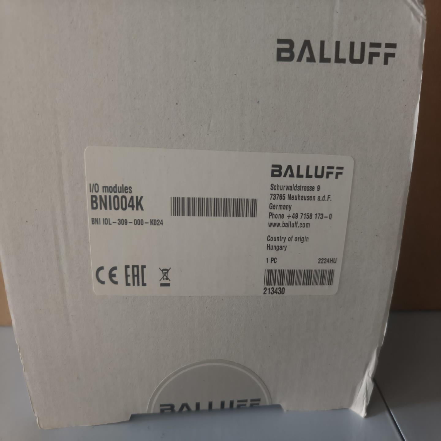 巴鲁夫BNI004K传感器