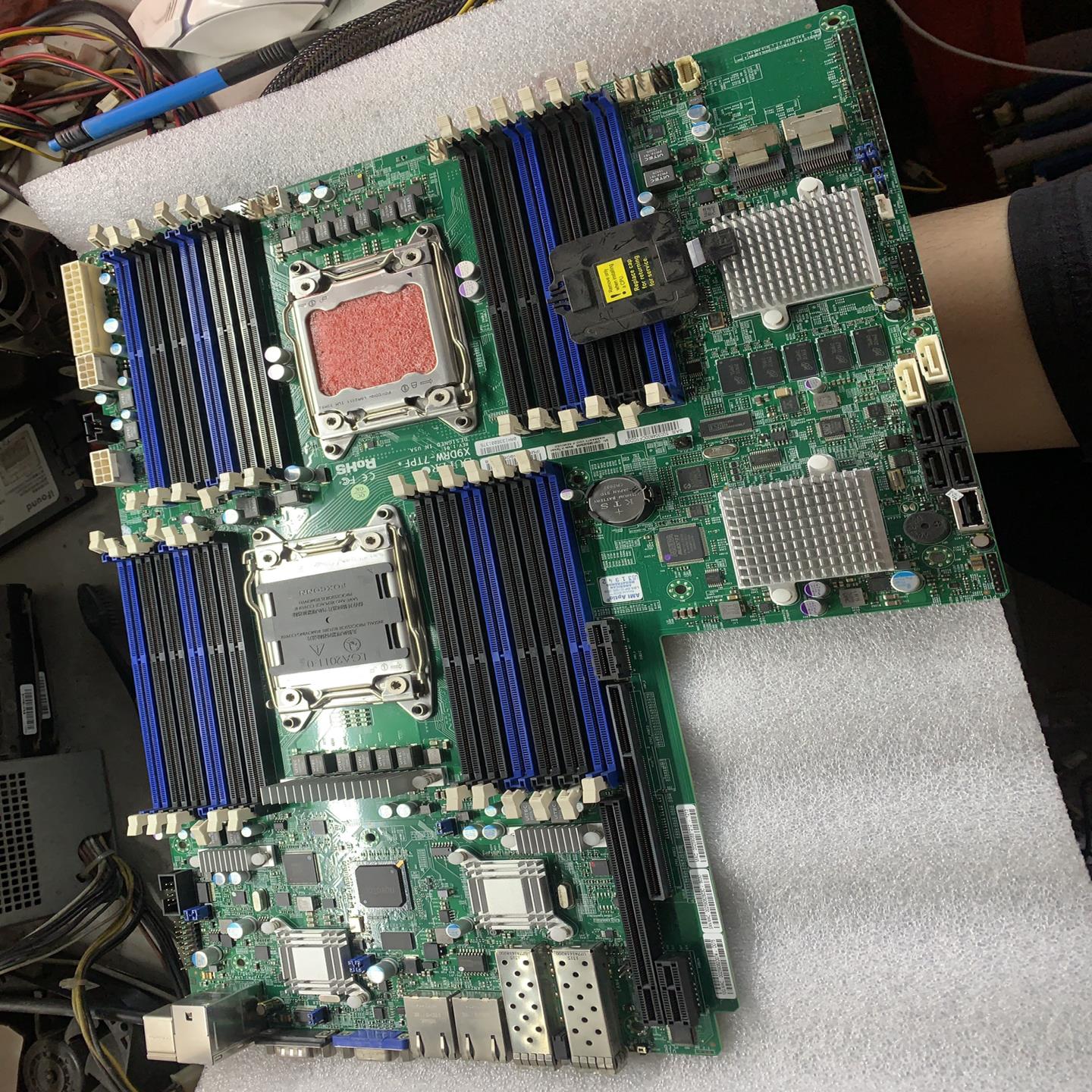 超微 X9DRW-7TPF 服务器主板 2011针 原装拆