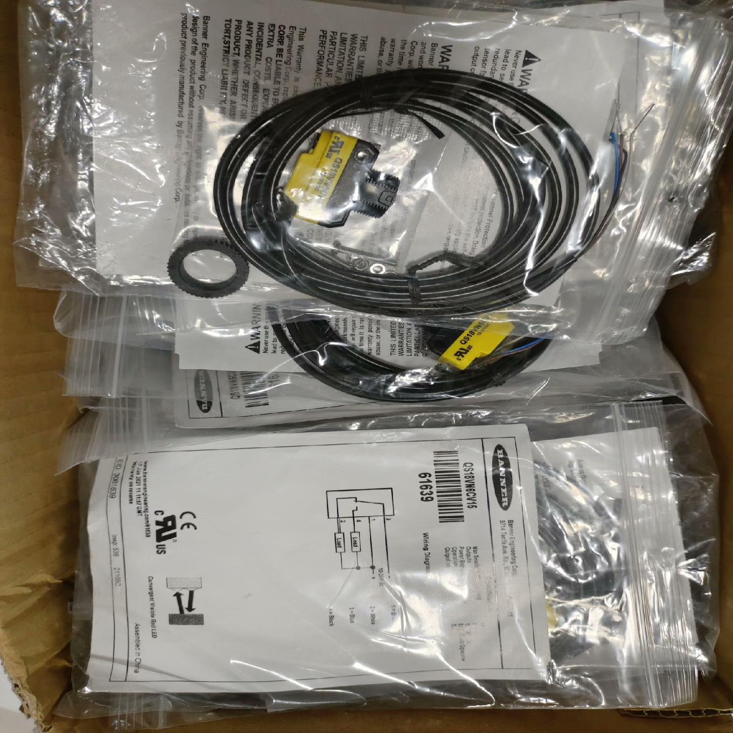 邦纳BANNER光电开关QS18VN6CV15 QS18