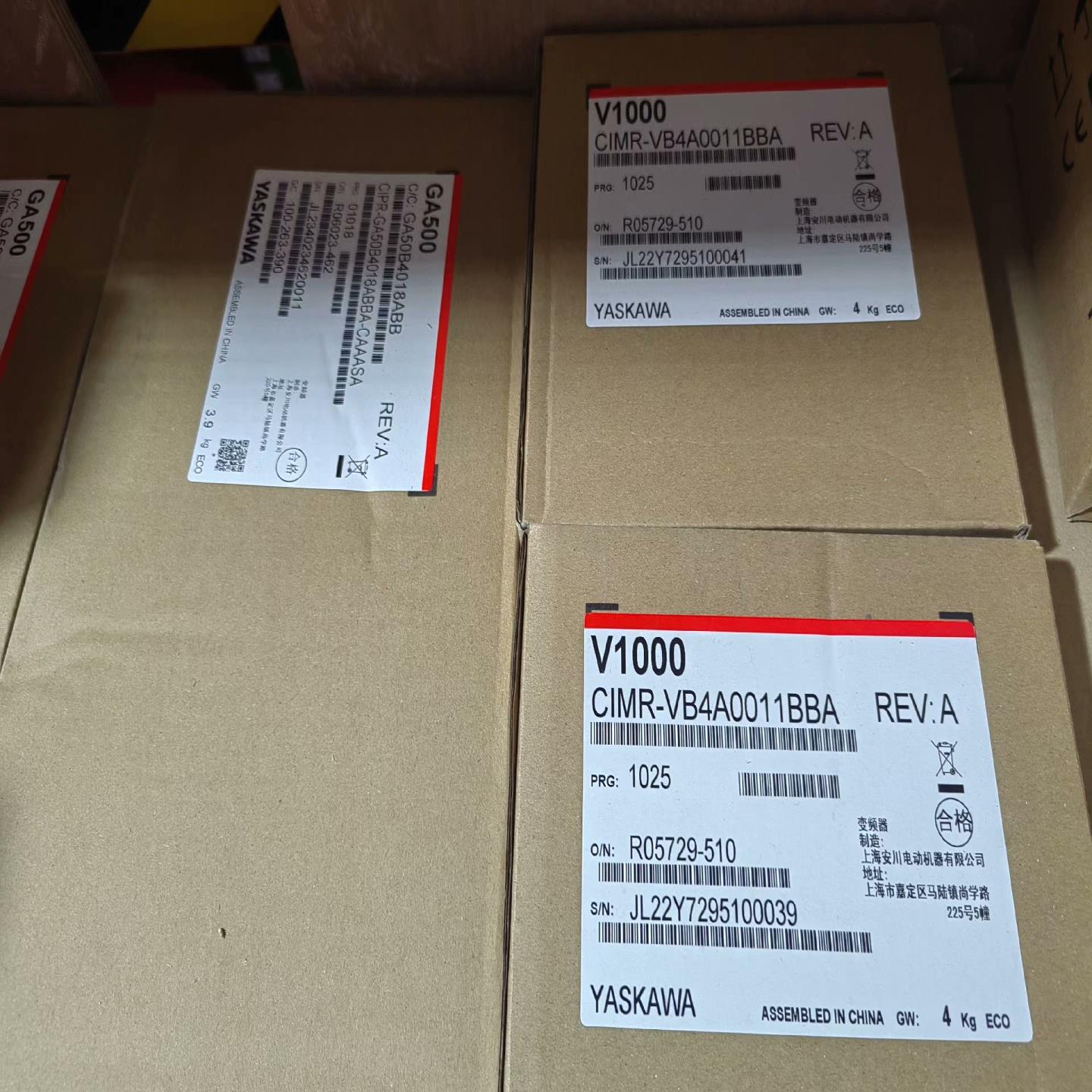 （设备配件）安川变频器CIMR-VB4A0011BBA   8台