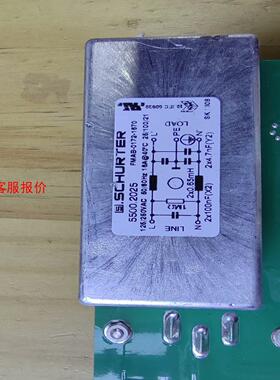 【环球】SCHURTER滤波器55002025 FMAB-0172