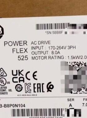 现货 25B-B8P0N104 PowerFlex 变频器议价