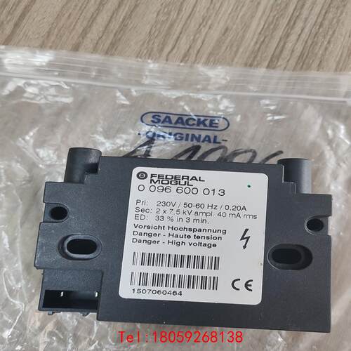 【非标价】SAACKE点火变压器0096600013,扎克FEDERA