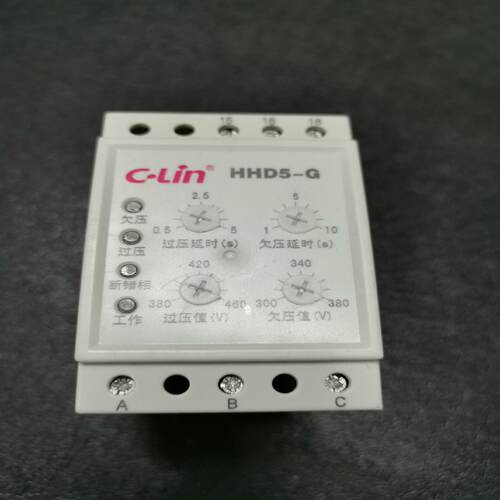 C-Lin欣灵工控 HHD5-G过欠压断相相序继电器电动机保