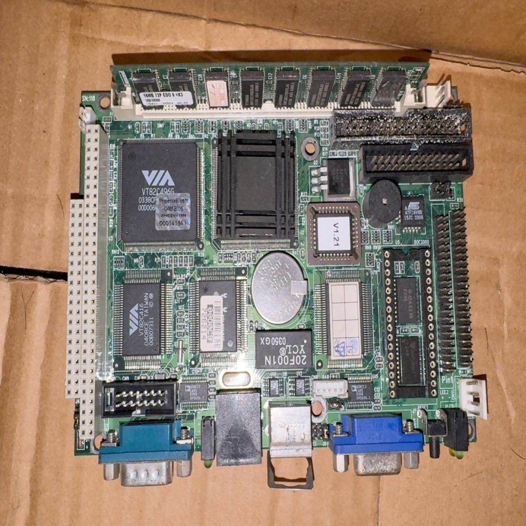 （设备配件）研华PCM-4823+Rev.B1+02-1工控板套装，32