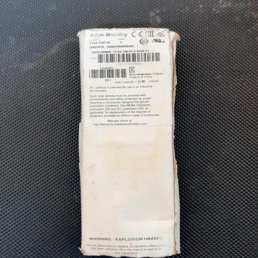 AB 1734-TOP3S模块 19年生产