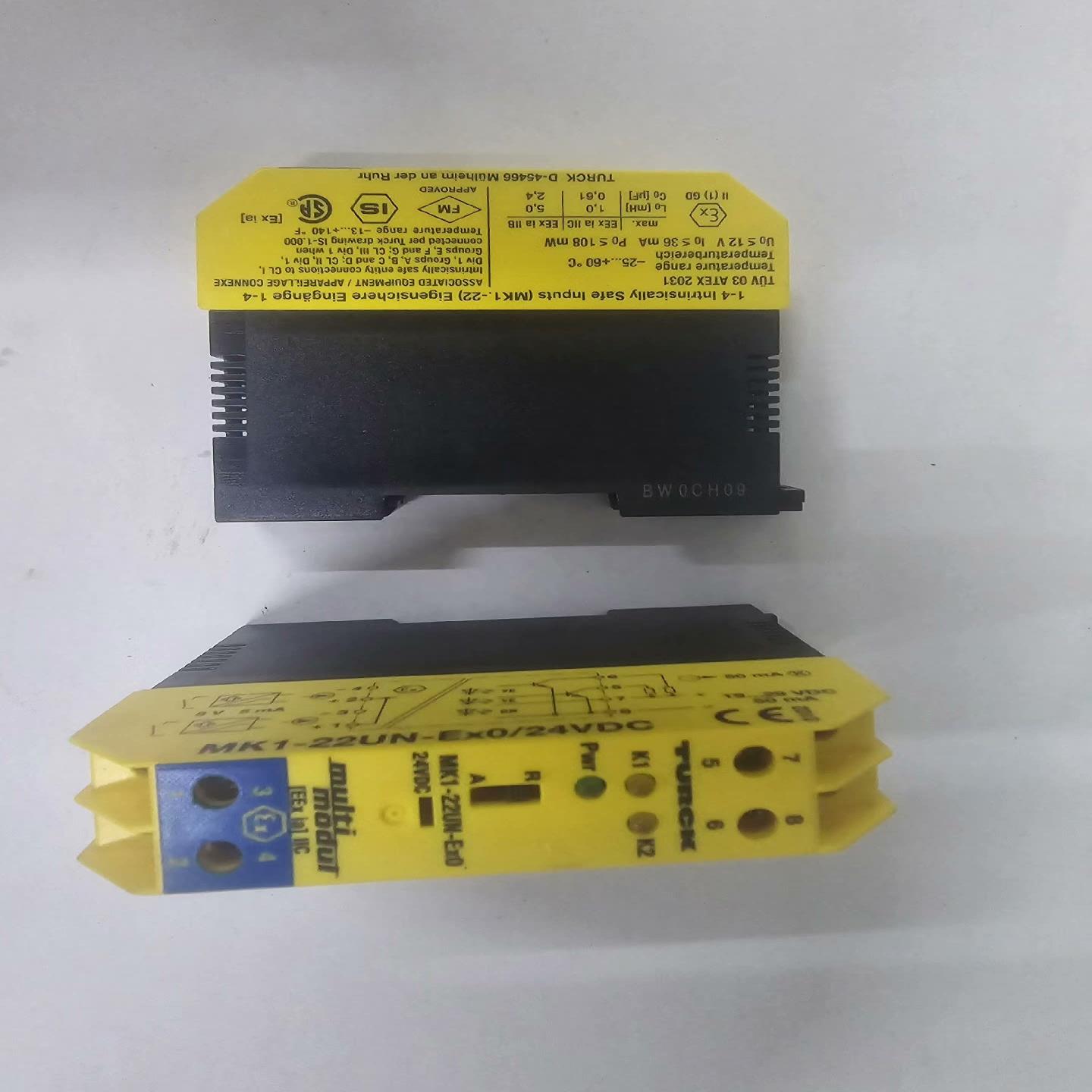 （设备配件）TURCK MK1-22UN-Ex0，图尔克安全继电器，成色