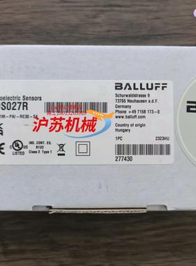 全新原装正品 巴鲁夫 BOS027R 光电开关 BOS 21