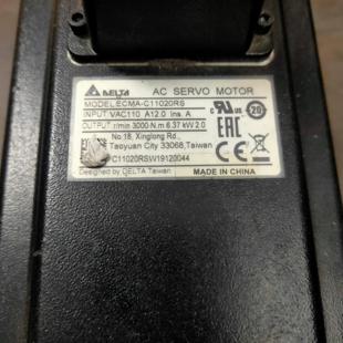 {雅致机械商行}台达伺服电机ECMA C11020RS台达伺服电机2KW拆