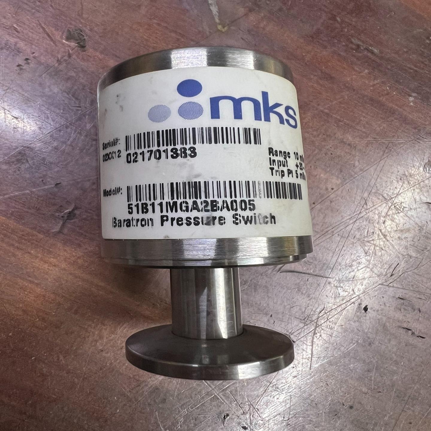mks51B11MGA2BA005 10mBar真空计原