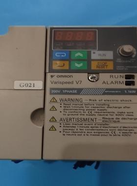 【工控自动化】安川变频器CIMR-V7AZB0P7   拆机，成色充新议价