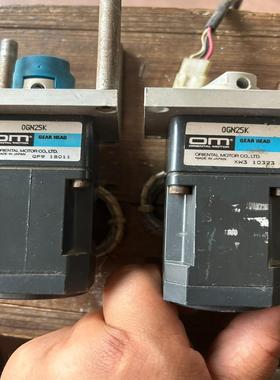 （设备配件）OM减速机电机  OGN25K步进OIK1GN-A成色很好，