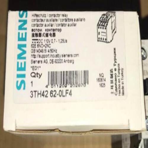 3TH42 62E 80E 44E 53E 110VDC 3TH4262/4280-0LF4 中间继电器