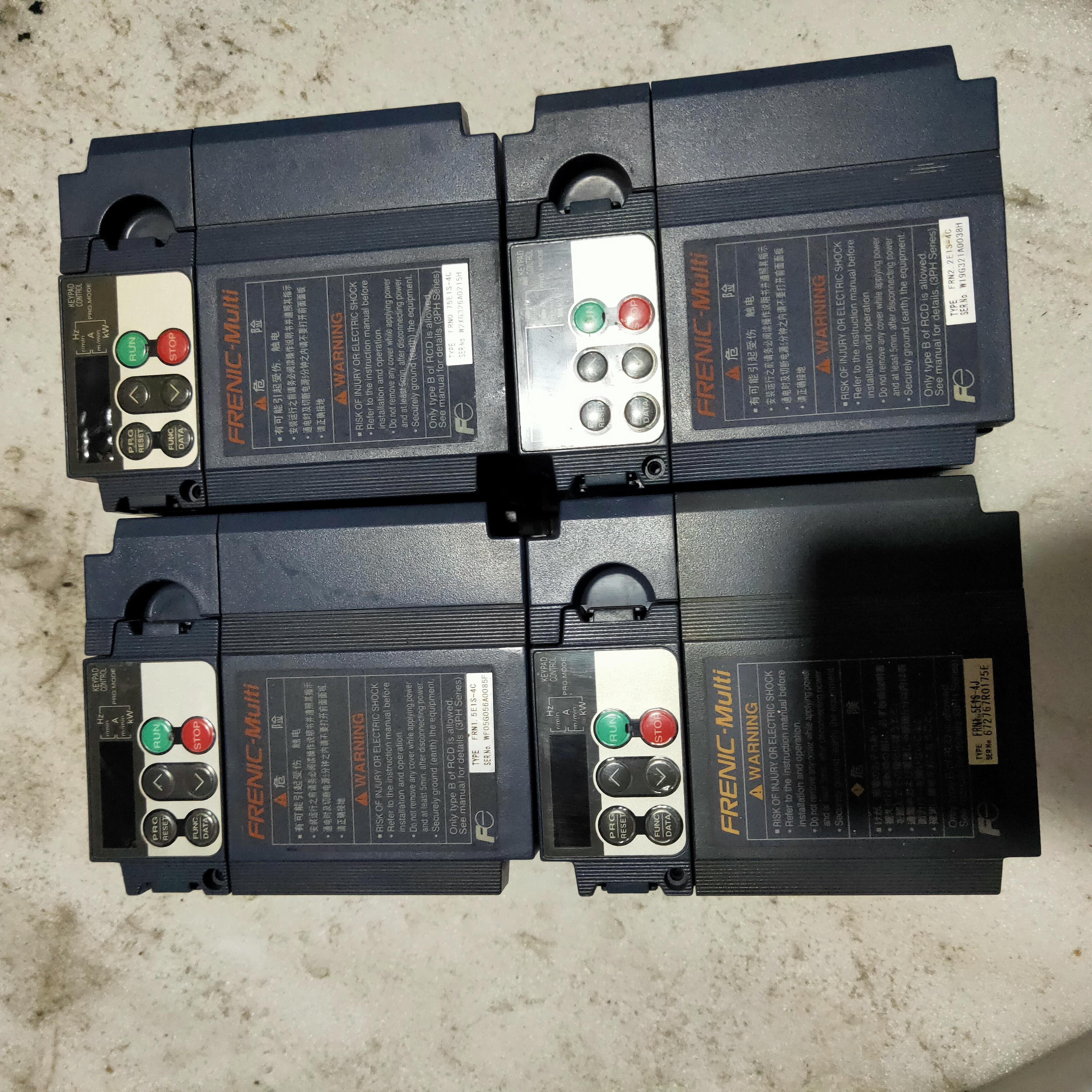 （设备配件）拆机富士变频器：FRN2.2E1S-4C  380V  2.