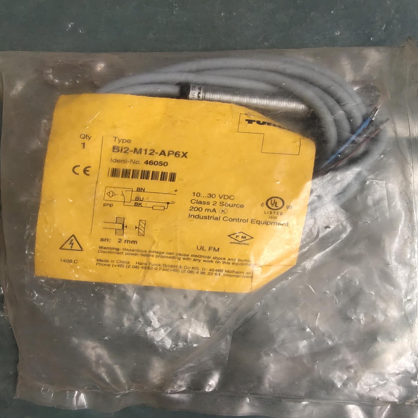 全新原装正品 TURCK图尔克 Bi2-M12-AP6X 现