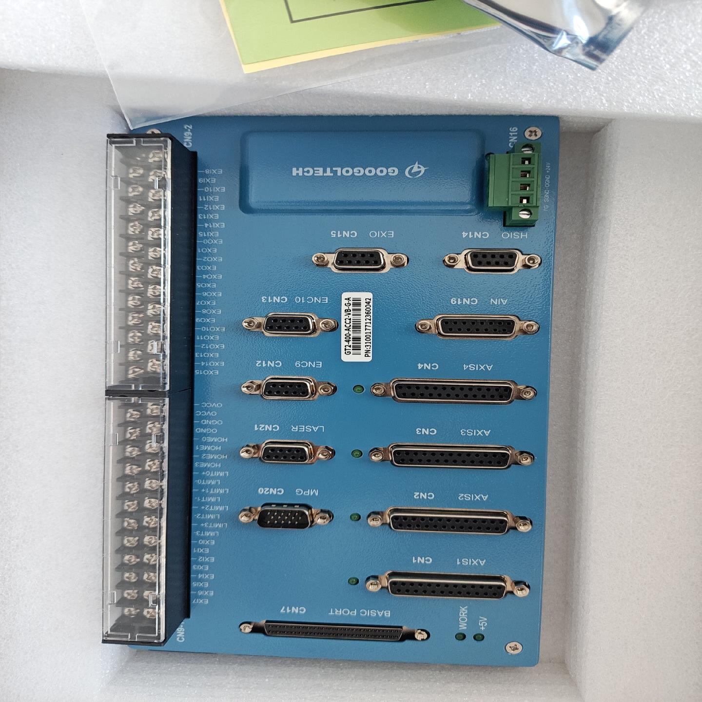 固高4轴运动控制卡接线盒GT2-400-ACC2-VB-G-