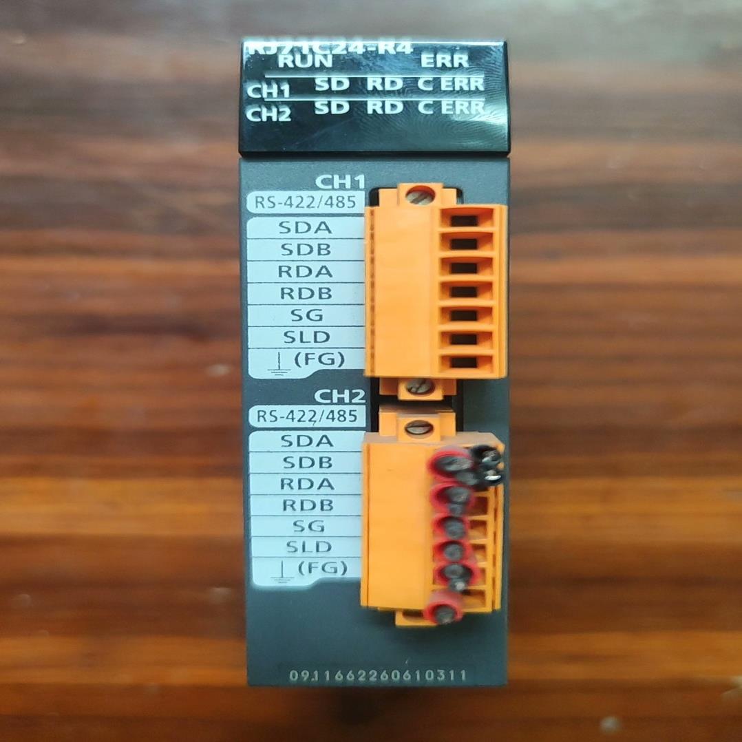 RJ71C24-R4，三菱双通道485通讯模块，几乎全新，实