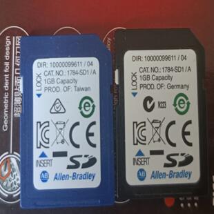 AB SD卡！1784-SD1／A 1GB  原装！外观漂亮