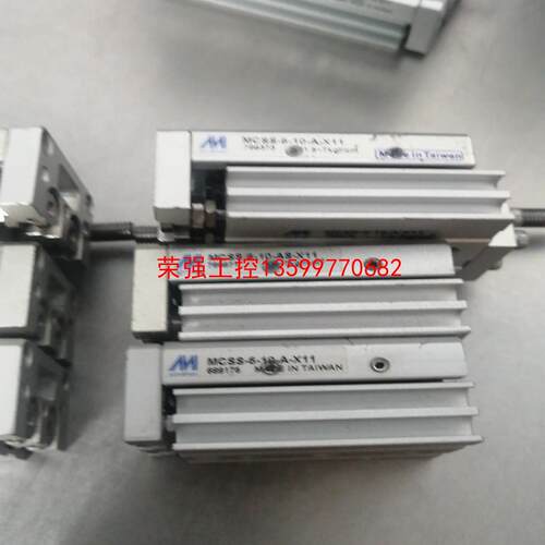 【荣强工控】台湾精器滑台气缸MCSS-6L-10-X11，MCSS-6-
