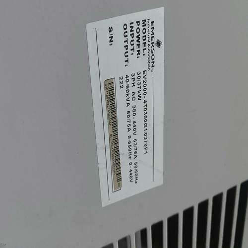 {雅致机械商行}拆机爱默生变频器EV2000-4T0300G10370P1