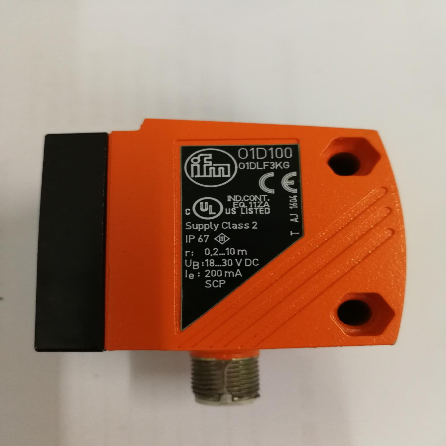 （设备配件）IFMO1D100完好机件，激光测距不错，传感器