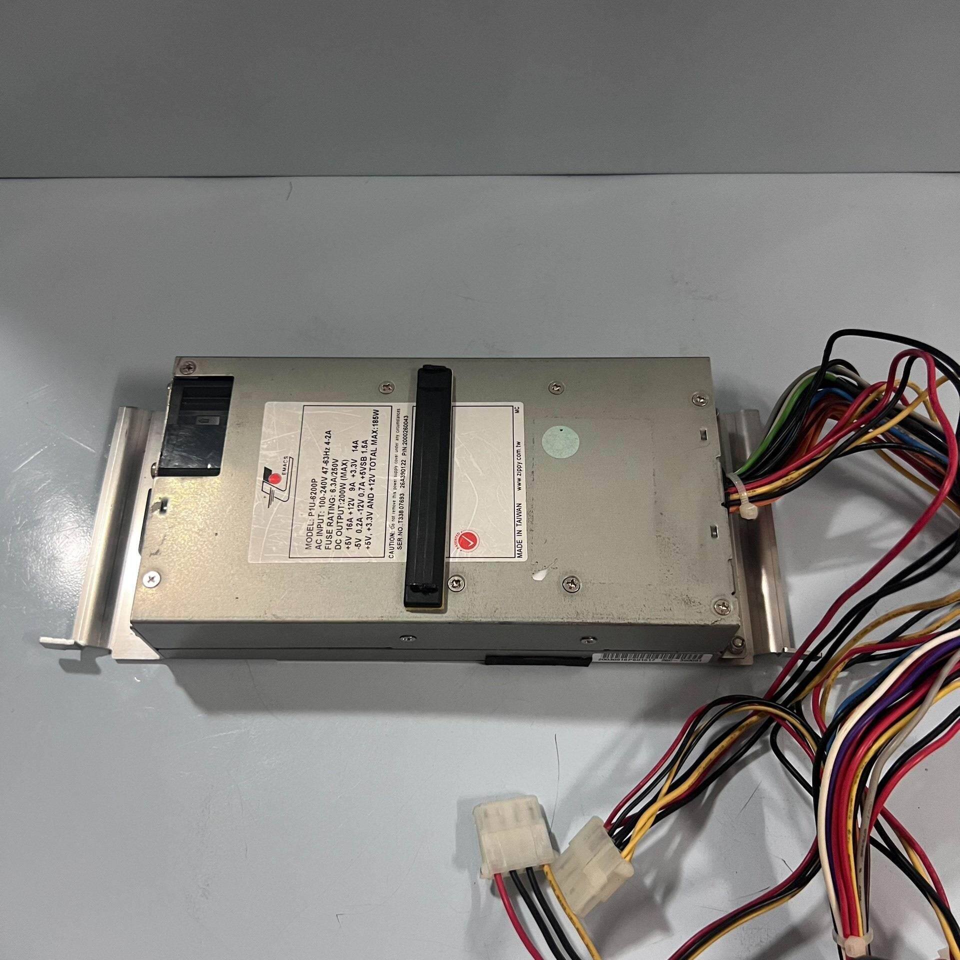 拆机 台湾新巨 P1U-6200P  新汉工控机电源 AT电