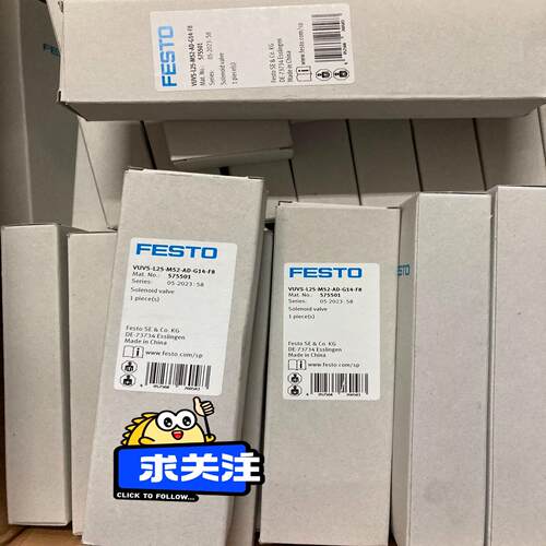 FESTO电磁阀 VUVS-L25-M52-AD-G14-F