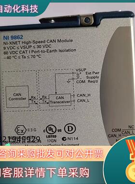 现货NI 9862 高速 CAN NI-XNET