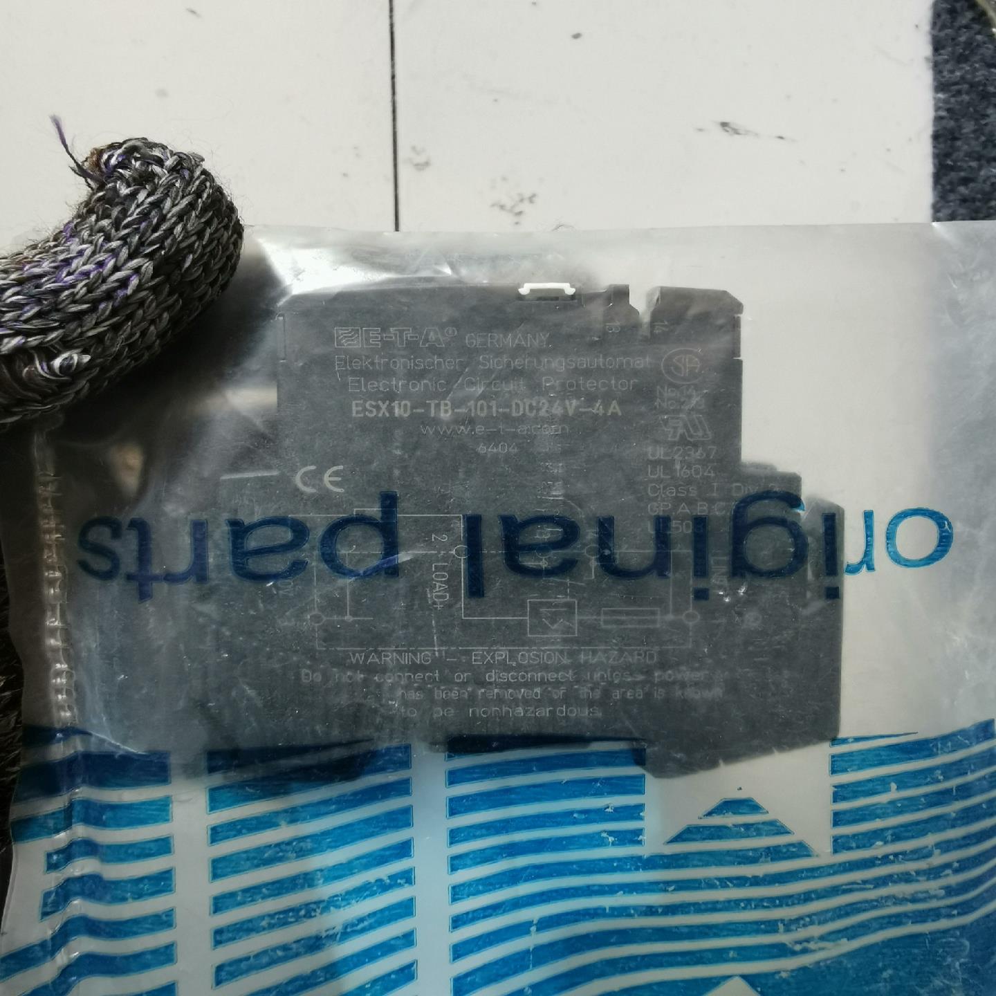 德国ETA断路器ESX10-TB-101-DC24V-4A