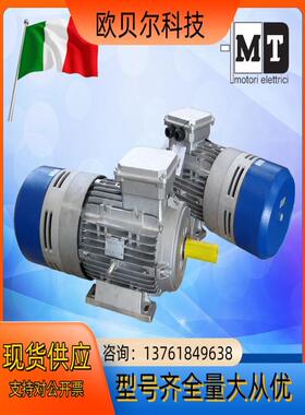 意大利MT刹车电机TF80B4 B3 075KW 制