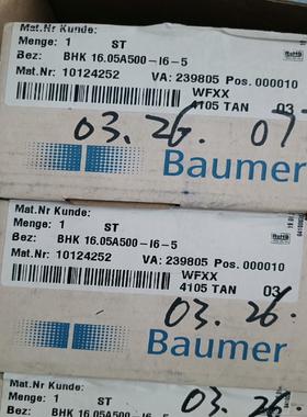 Baumer堡盟编码器BHK16.05A500-I6-5，全