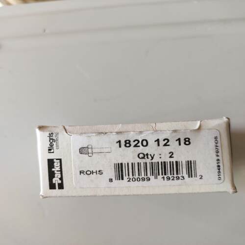 派克 转换接头，一头螺纹一头焊管1/2自动焊卡套管转外丝六角