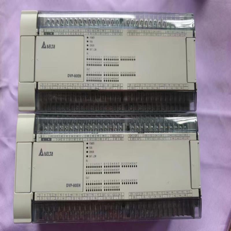 （设备配件）台达 PLC，DVP80EH00T3，实物拍摄，成色如图，功
