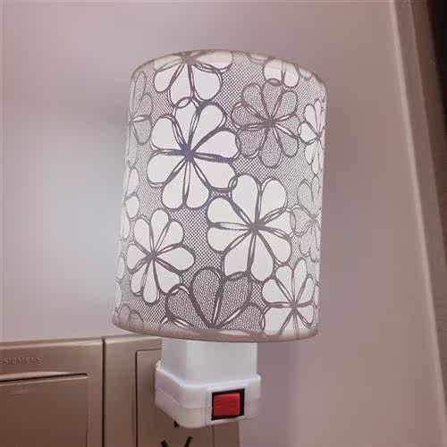 浪漫夫妻情趣灯粉红色led插电带开关遥控调光卧室睡眠情调小夜灯