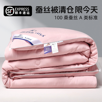正品蚕丝被100桑蚕丝被芯