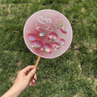 苏州团扇扇子古风新中式苏绣双面绣刺绣手工国风汉服舞蹈专用送礼