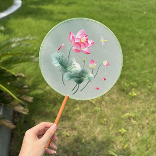 【别玉容】团扇古风扇子刺绣儿童双面绣苏州苏绣国风汉服旗袍结婚