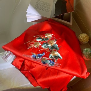 孙答应同款肚兜狂徒刺绣花苏绣成品女纯手工刺绣内衣