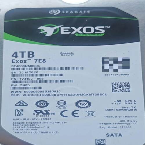 ST4000NM000A  20年的盘