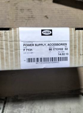 HIMA F7131 电源模块，型号98 1713102 0 ~议价