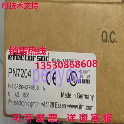 PN7204 IFM PN7204 压力开关传感器库存现货