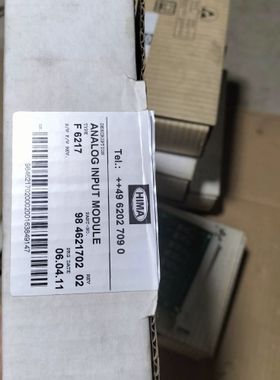 HIMA F6217 模拟量输入模块，型号98 462170 ~议价