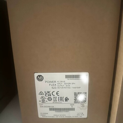 AB变频器25A-D024N104，输入电压323-52 ~议价