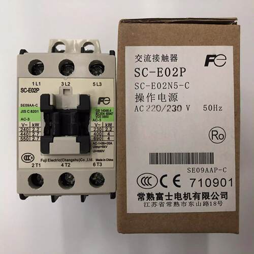 供应原装SC-E02P 220伏交流接触器SCE02P