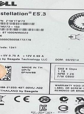 机房下架服务器拆机 ST1000NM0023  1T 7.2