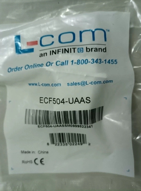 L-com诺通转接头ECF504-UAAS，，假 ~议价