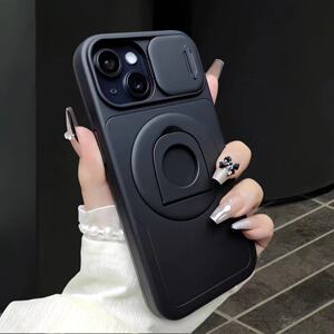 16pro适用苹果15Promax超凡隐甲磁吸旋转指环支架推窗手机壳iPhone14/13/12/11 xsmax xr 铠甲防摔保护套SE32