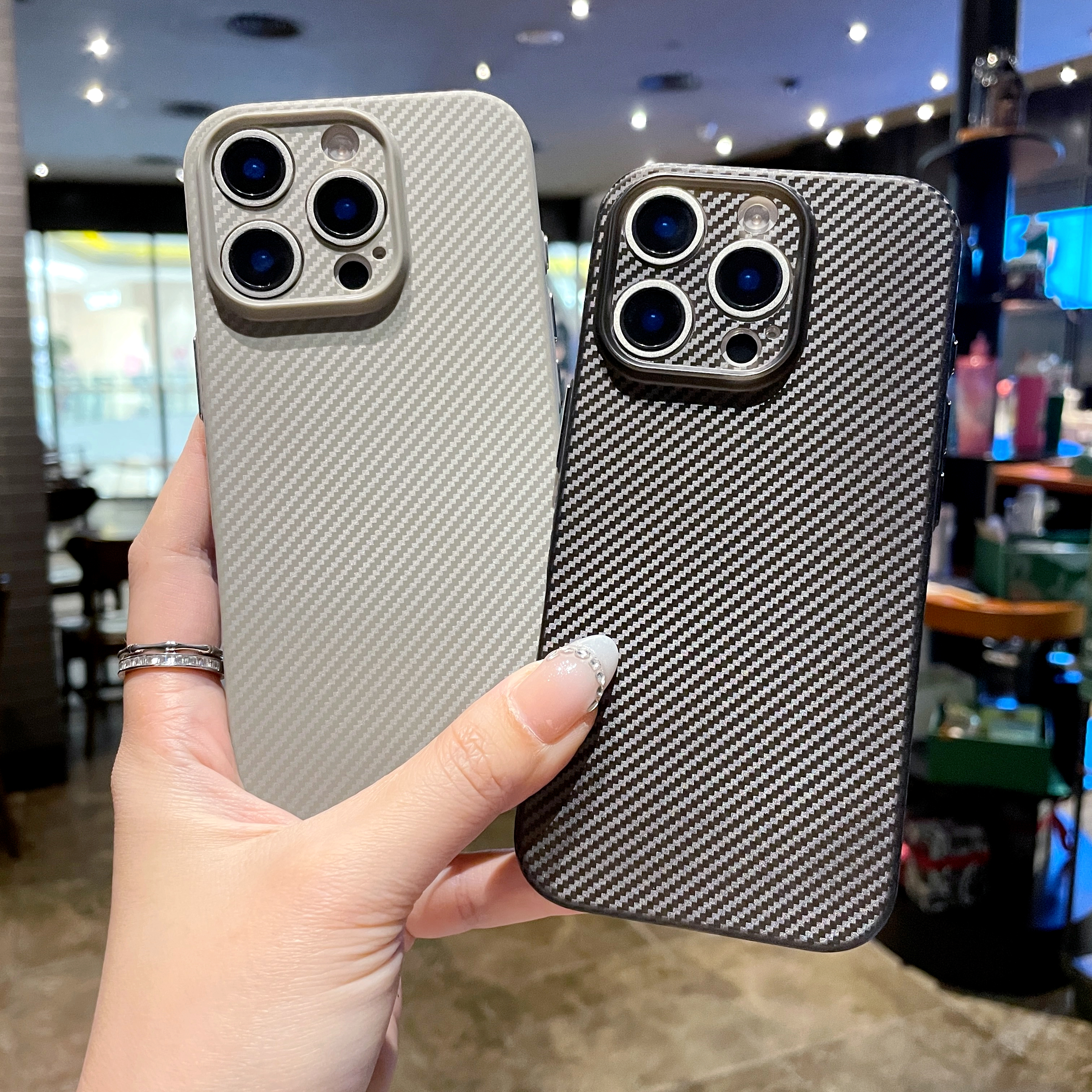 适用于苹果16promax手机壳新款iphone16pro碳纤维纹15promax软壳14/13冰感12promax保护套16e简约16plus