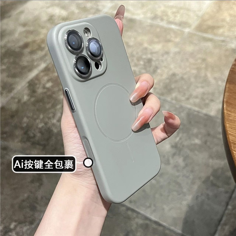 带镜头膜全包相机按键苹果16promax手机壳iPhone15磁吸13防摔14软