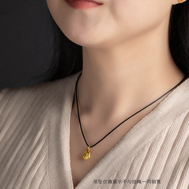 皮绳项链绳吊坠挂绳黑色吊坠绳